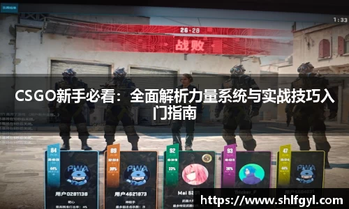 CSGO新手必看：全面解析力量系统与实战技巧入门指南